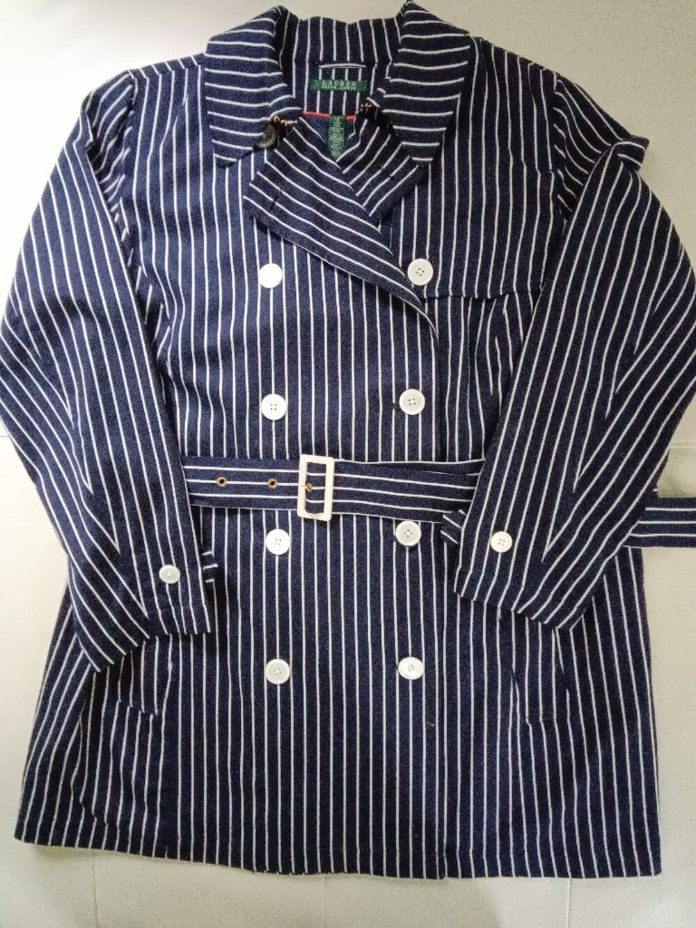 Vintage Ralph Lauren 100% Cotton Trench Coat NWT